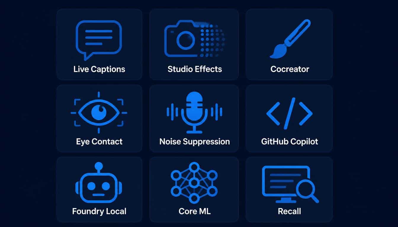 What apps use NPU in Windows 11 and macOS 2026  showing nine verified NPU-accelerated applications